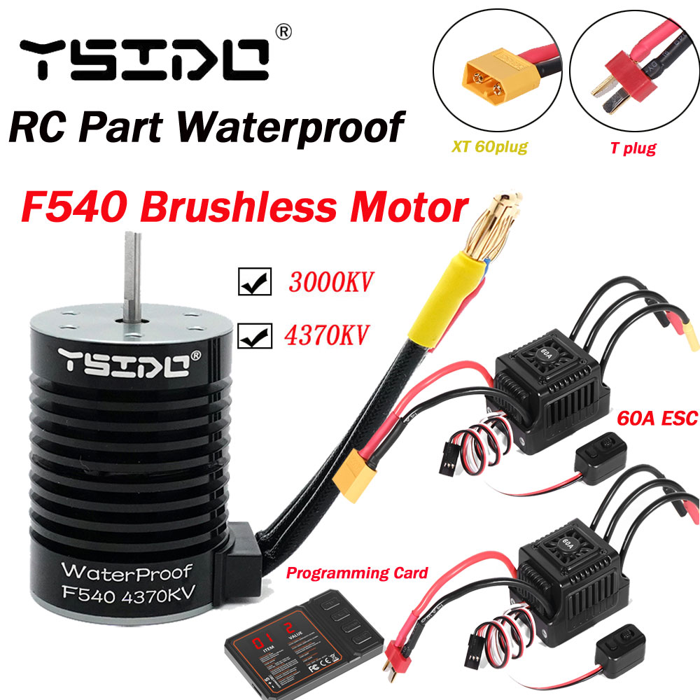 Esc Waterproof 60A - YSIDO RC Deel Waterdichte F540 3000KV
