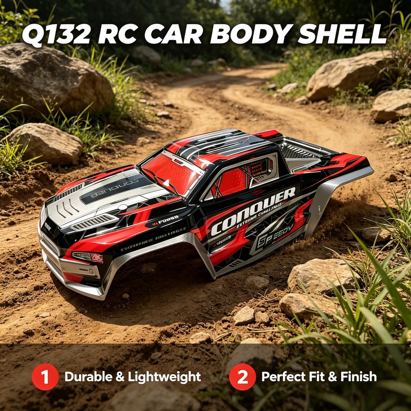 Body Shell Rc - Q132B RC auto-onderdelen - Vervangende carrosserie