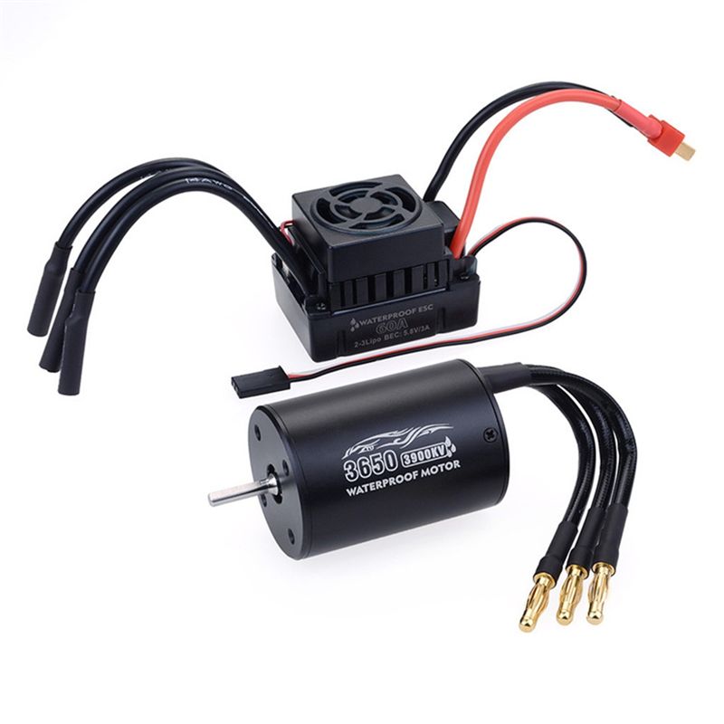 Esc Waterproof 60A - A49K-waterdichte borstelloze motor 3650 60A ESC