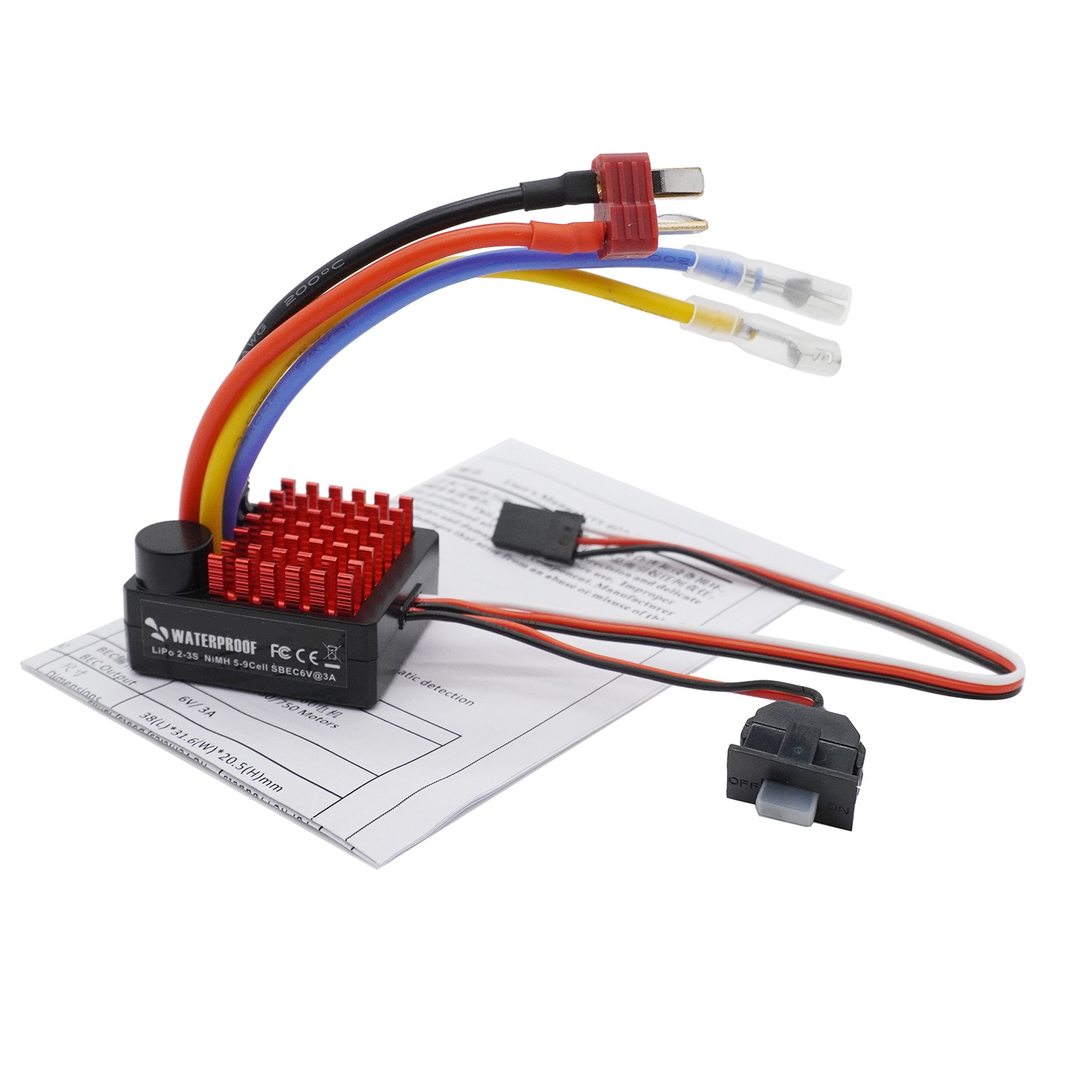 Esc Waterproof 60A - 9IMOD 1060 RTR 60A ESC geborstelde
