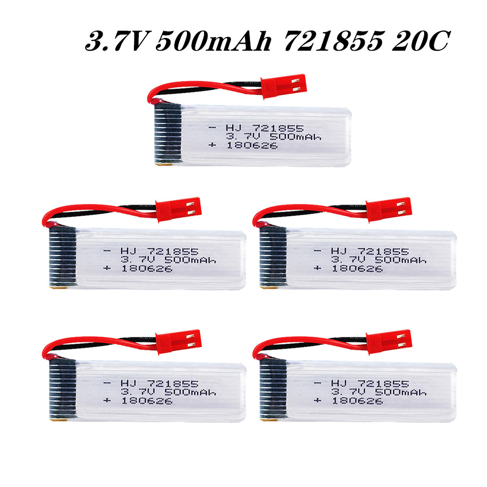 Rc Hobby Hub - Hoge Snelheid 3.7V 500Mah 721855 20c