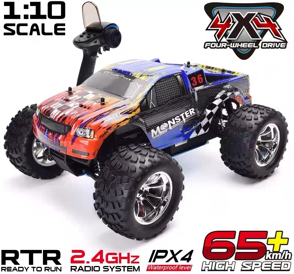 Rc Hobby Grade Cars - HSP RC Truck 1:10 Schaal Nitro