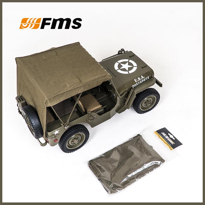 Rc Hobby Crawler - FMS 1/12 C1167 Canvas Dak Voor