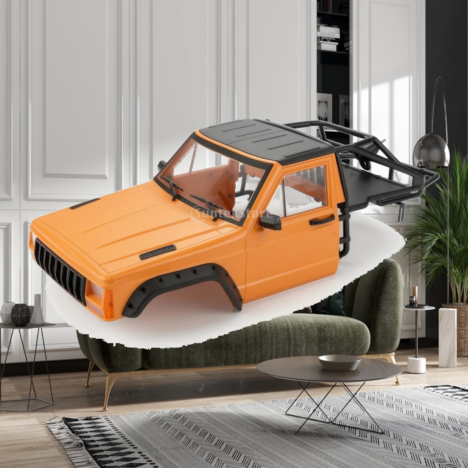 Body Shell Rc - RC Crawler Carrosserie met Rolbeugel, Harde
