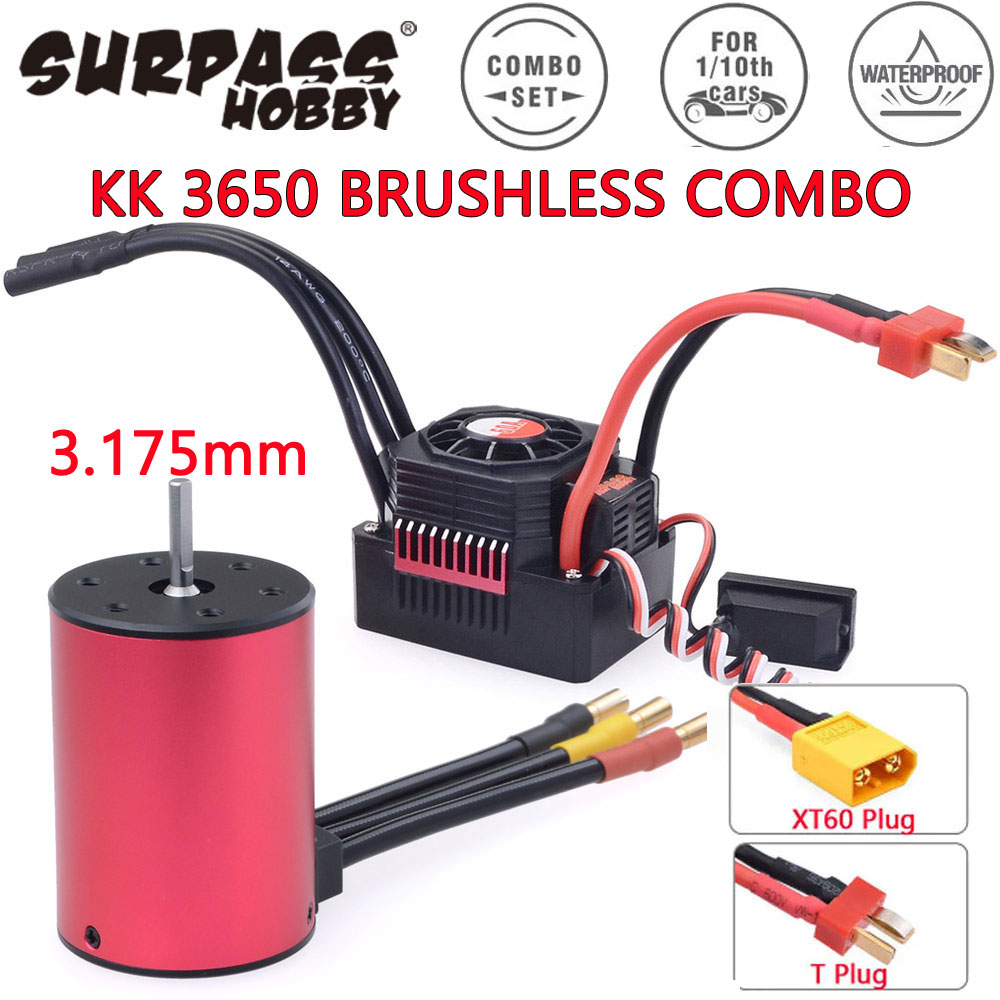 Esc Waterproof 60A - Surpass Hobby KK 3650 Combo Waterdichte