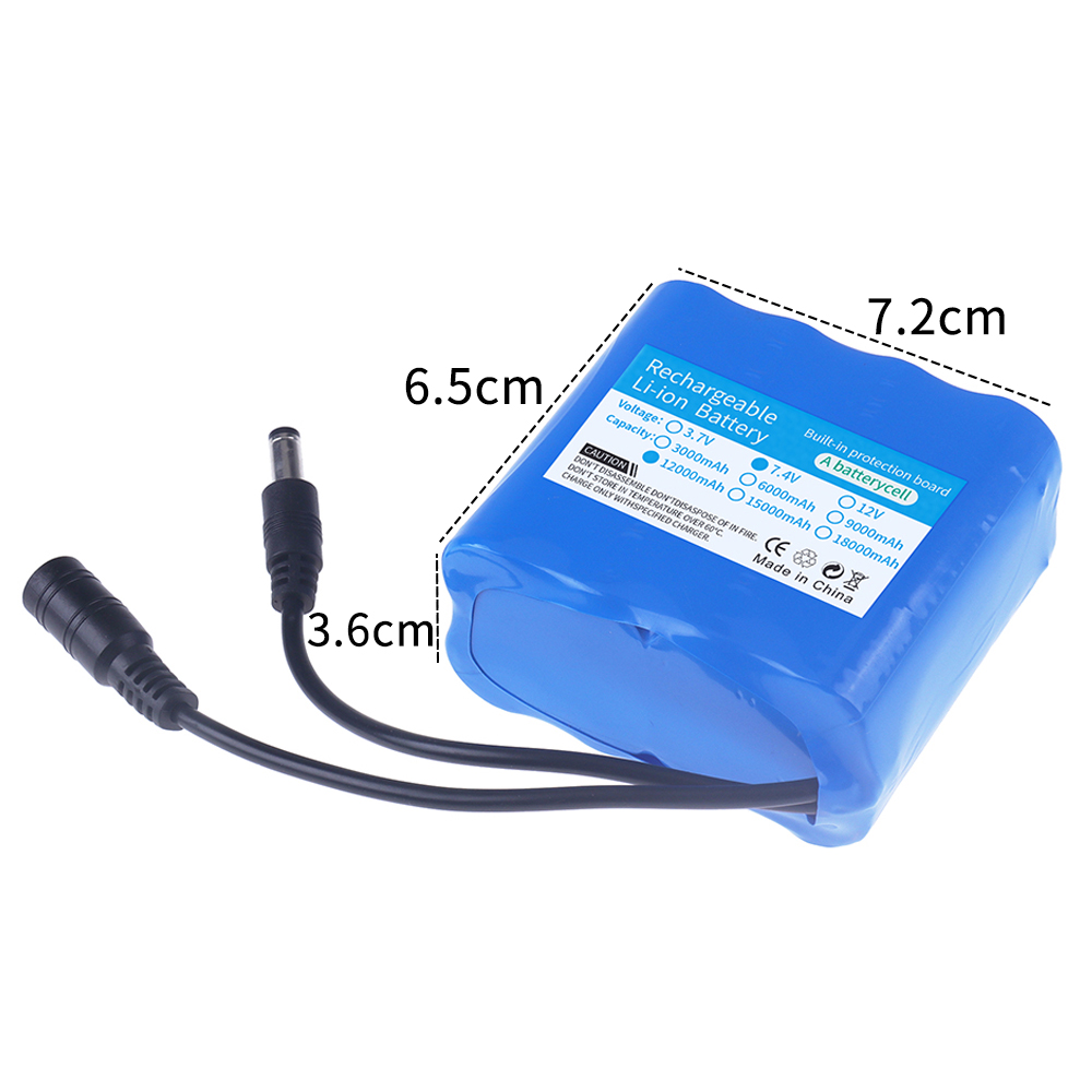 2S4P 18650 lithiumbatterij 7,4 - Rc Hobby Hub recensie en prijs