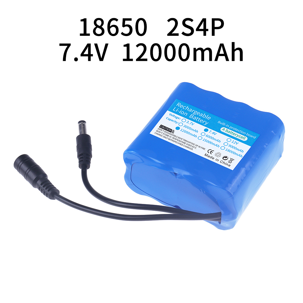 2S4P 18650 lithiumbatterij 7,4 - Rc Hobby Hub recensie en prijs