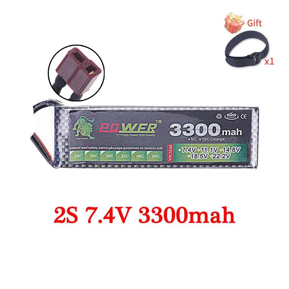 60C Lipo Batterij 3300mAh 7.4V - Rc Hobby Hub recensie en prijs
