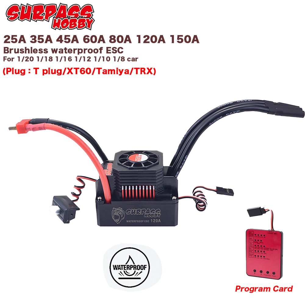OVERTREFFEN HOBBY KK 150A 120A - Esc Waterproof 60A recensie en prijs