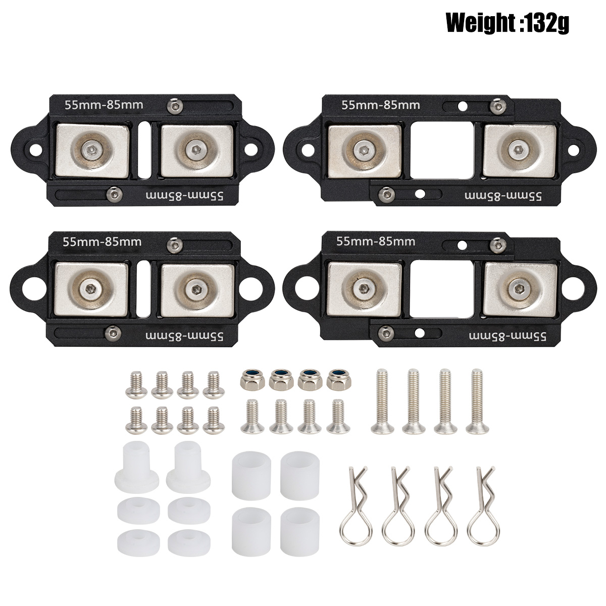 4 STUKS 55-85mm Verstelbare Ma - Body Shell Rc recensie en prijs