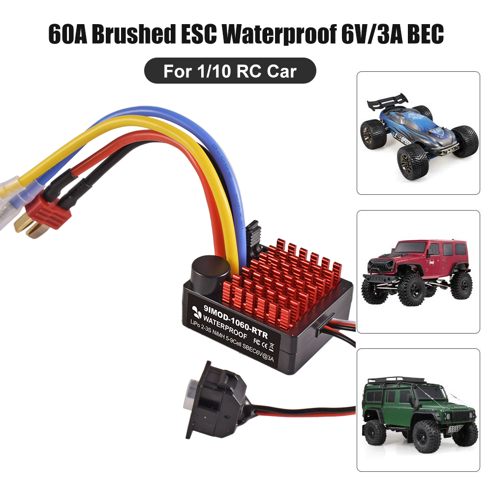 9IMOD 1060 RTR 60A ESC geborst - Esc Waterproof 60A recensie en prijs