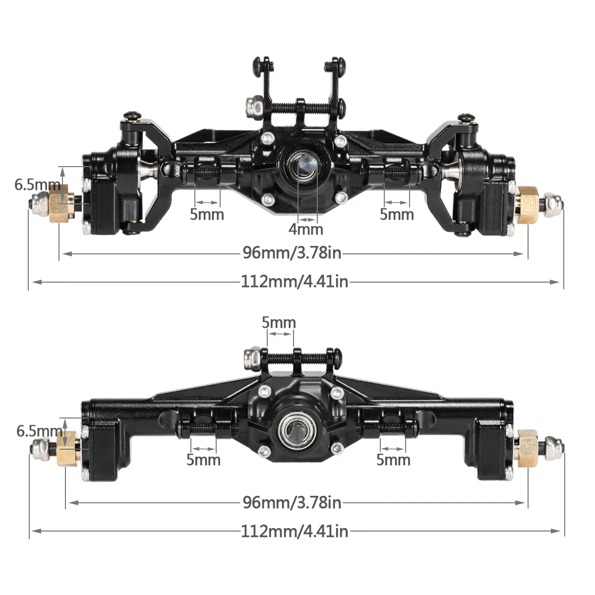 Trx 4M Aluminium Voorste Porta - Rc Hobby Crawler recensie en prijs