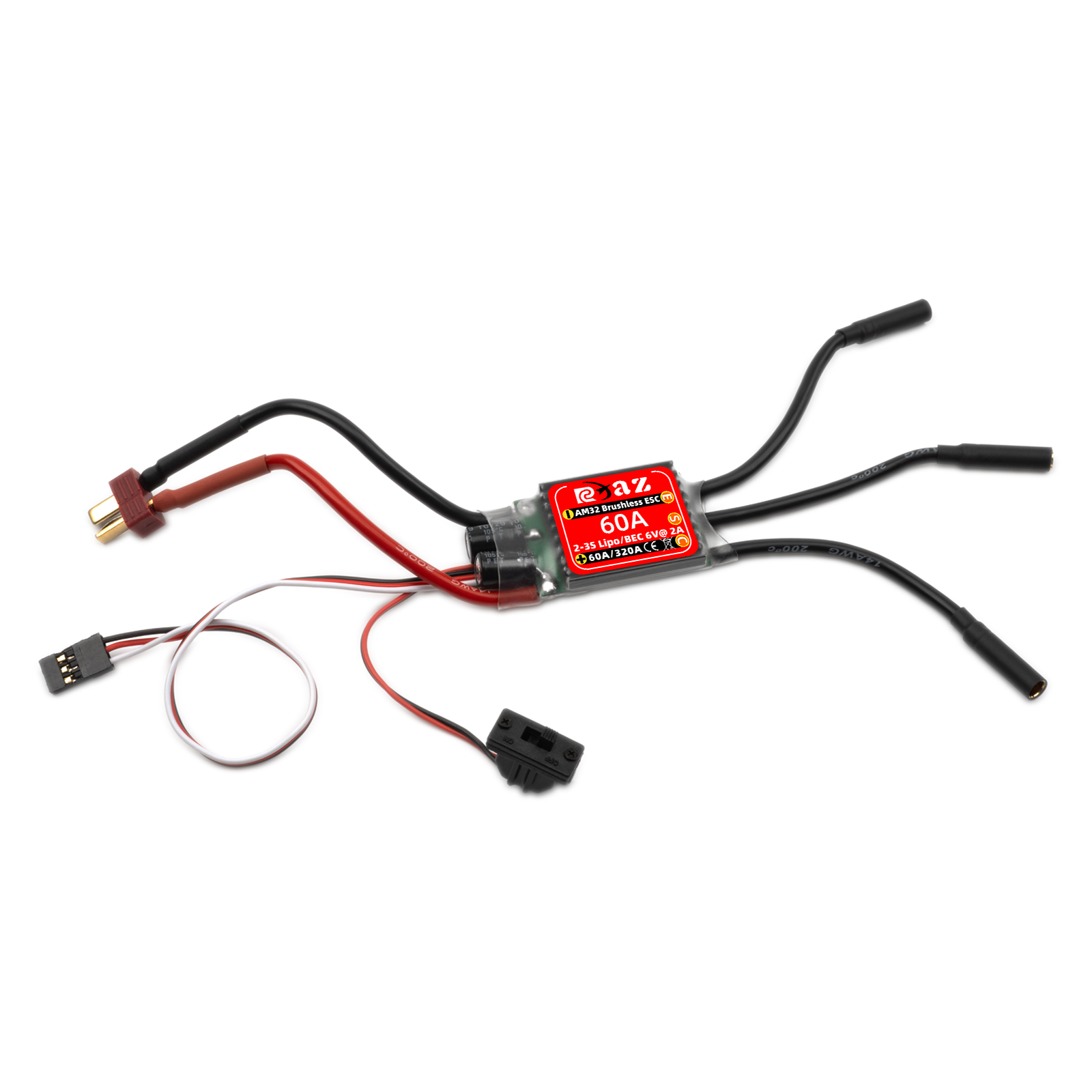 RCXAZ AM32 60A borstelloze ESC - Esc Waterproof 60A recensie en prijs