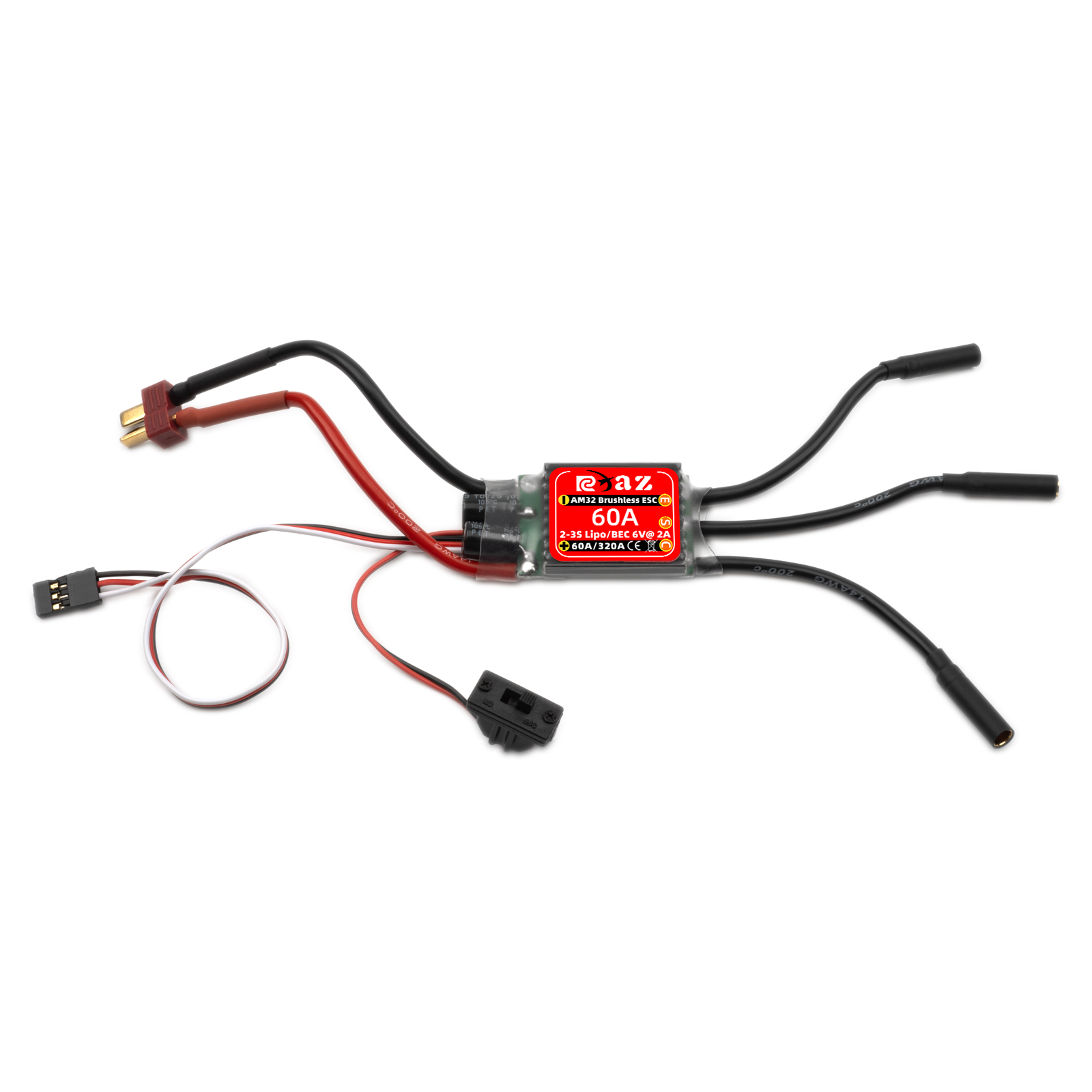 RCXAZ AM32 60A borstelloze ESC - Esc Waterproof 60A recensie en prijs