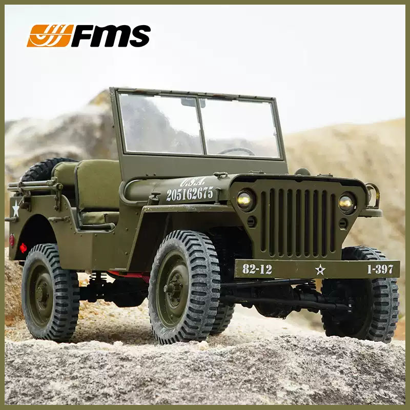 FMS 1/6 Climber 1941 Willys MB - Rc Hobby Crawler recensie en prijs
