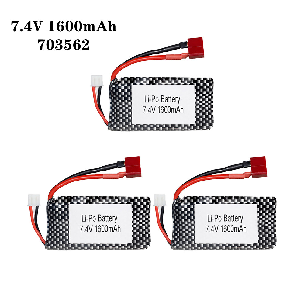 1/2/3 Stks/partij 7.4V 1600Mah - Rc Hobby Hub recensie en prijs